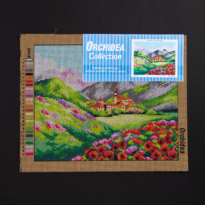 ORCHİDEA 24 x 30 cm Dağda Yaz Baskılı Goblen 2414H 