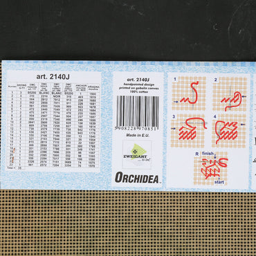 Orchidea 30x40 cm Cabin Among The lilacs Baskılı Goblen 2140J