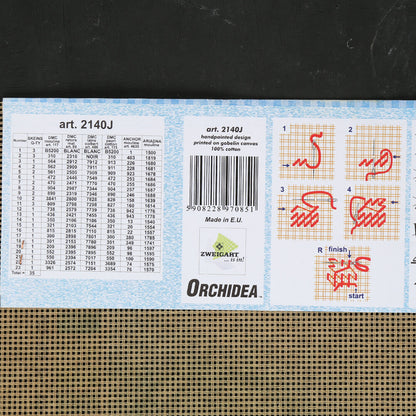 Orchidea 30x40 cm Cabin Among The lilacs Baskılı Goblen 2140J