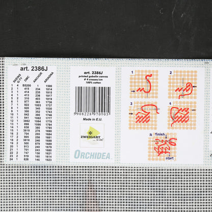 Orchidea 30x40 cm Krivoklat Castle Baskılı Goblen 2386J