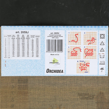 Orchidea 30x40 cm Winter Landscape With Windmill Baskılı Goblen 25059J