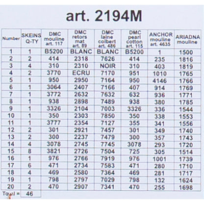 ORCHİDEA 40 x 50 cm Gobelin Adele  Baskılı Goblen 2194M