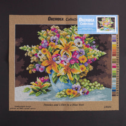 Orchidea 40x50 cm Çiçek Baskılı Goblen - 2384M