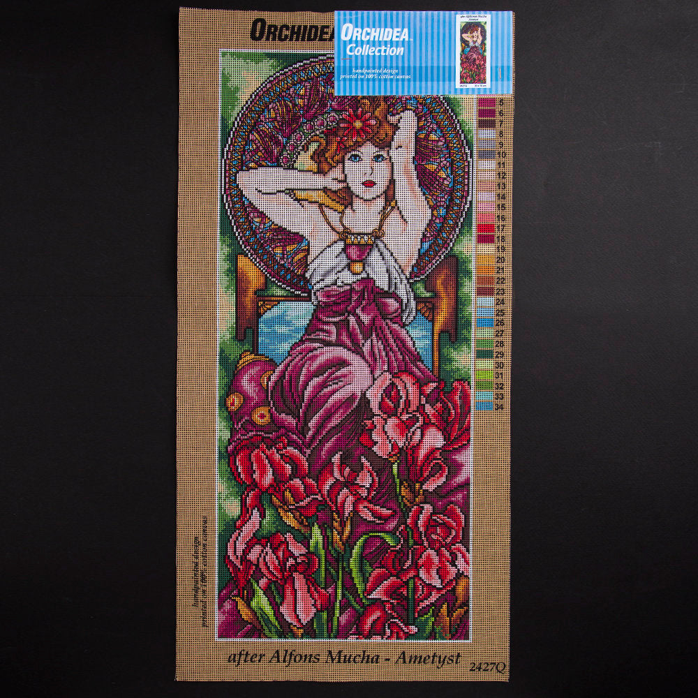 ORCHİDEA 30 x 70 cm Kadın Baskılı Goblen 2427Q 