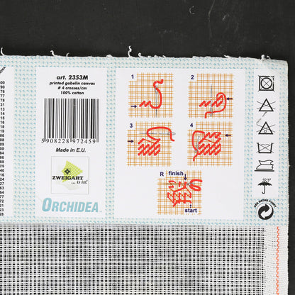 Orchidea 40x50 cm Lazienki - Warsaw Baskılı Goblen 2353M