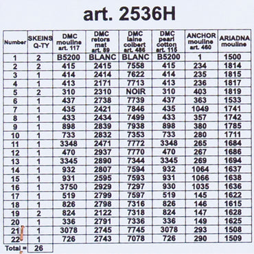 ORCHİDEA 24 x 30 cm Soğuk Kış Gecesi Baskılı Goblen 2536H