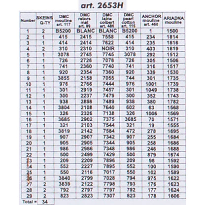 Orchidea 24x30cm Sepette Çiçekler Baskılı Goblen - 2653H