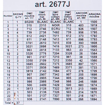 Orchidea 30x40cm Çiçekler Baskılı Goblen  - 2677J