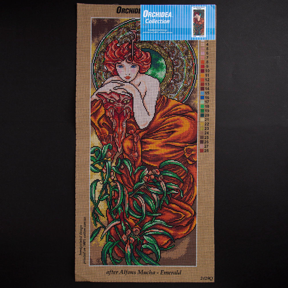 ORCHİDEA 30 x 70 cm Kadın Baskılı Goblen 2429Q 