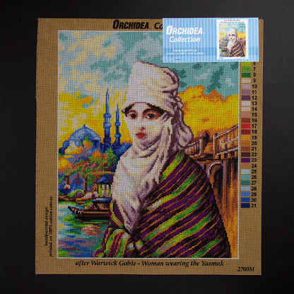 ORCHİDEA 40 x 50 cm Kadın Baskılı Goblen 2700M 