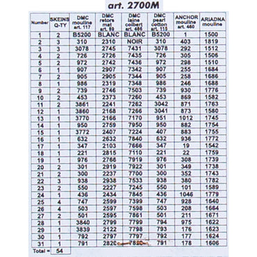 ORCHİDEA 40 x 50 cm Kadın Baskılı Goblen 2700M 