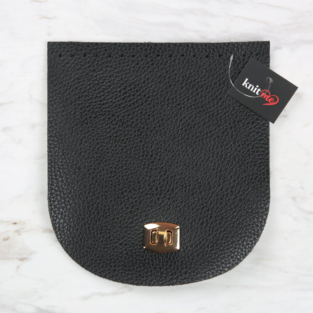 Knitme Kilitli Kapak 18x20 cm Siyah BA-0021