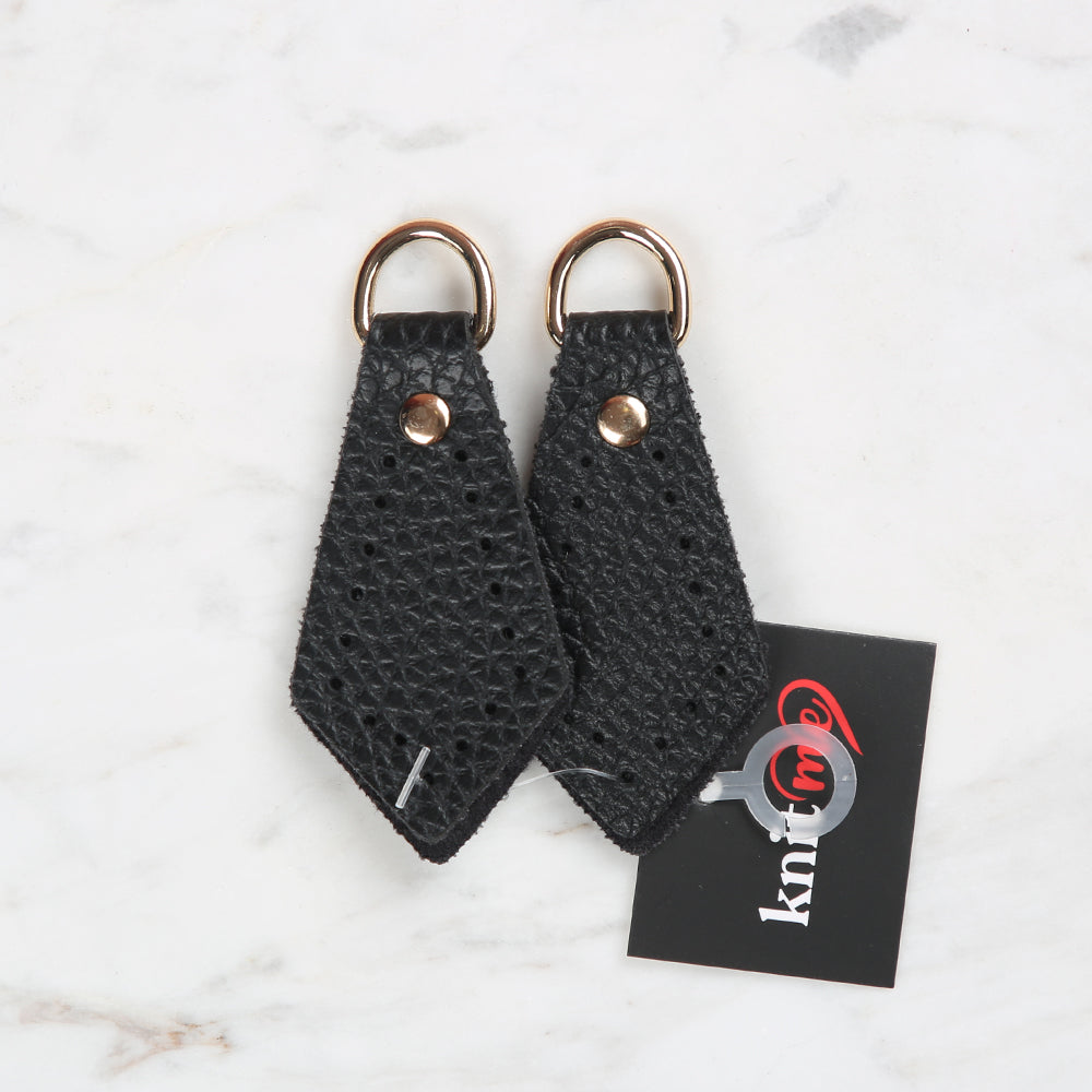 Knitme Üçgen Böce 3.5x7 cm Siyah BA-0039