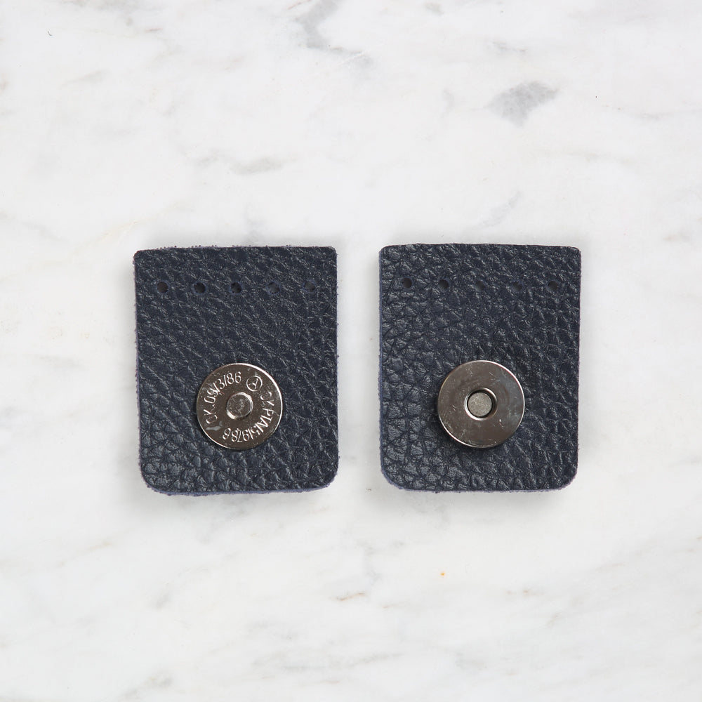 Knitme Kare Mıknatıs 4x4,5 cm Lacivert BA-0046
