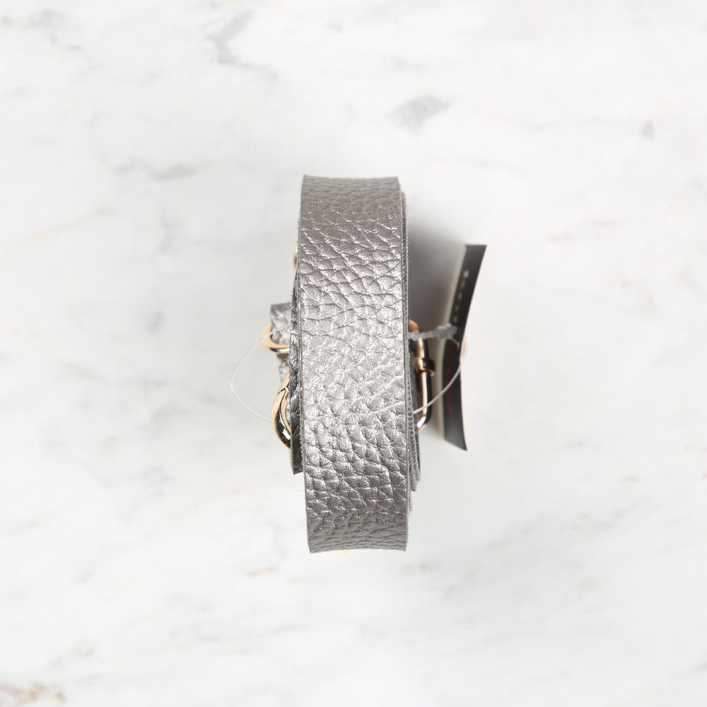 Knitme Sürgü Tokalı Çanta Askısı 135x2cm Gümüş BA-0002