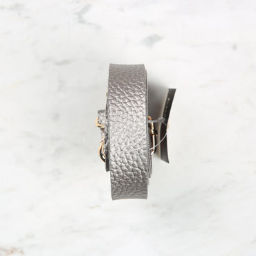 Knitme Sürgü Tokalı Çanta Askısı 135x2cm Gümüş BA-0002