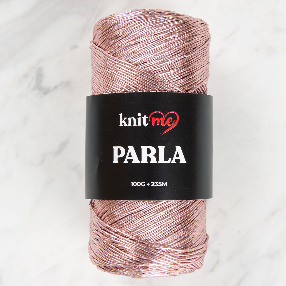Knitme Parla Pudra Simli  Örgü İpi 