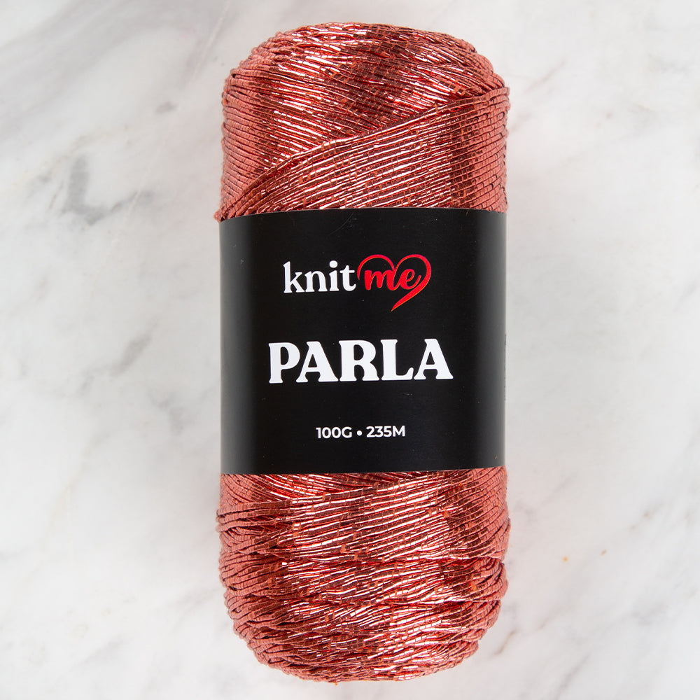 Knitme Parla Bakır Simli  Örgü İpi 