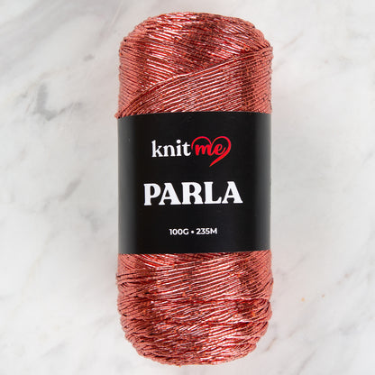 Knitme Parla Bakır Simli  Örgü İpi 
