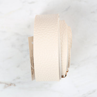 Knitme Sürgü Tokalı Çanta Askısı 130x3 cm Krem BA-0004