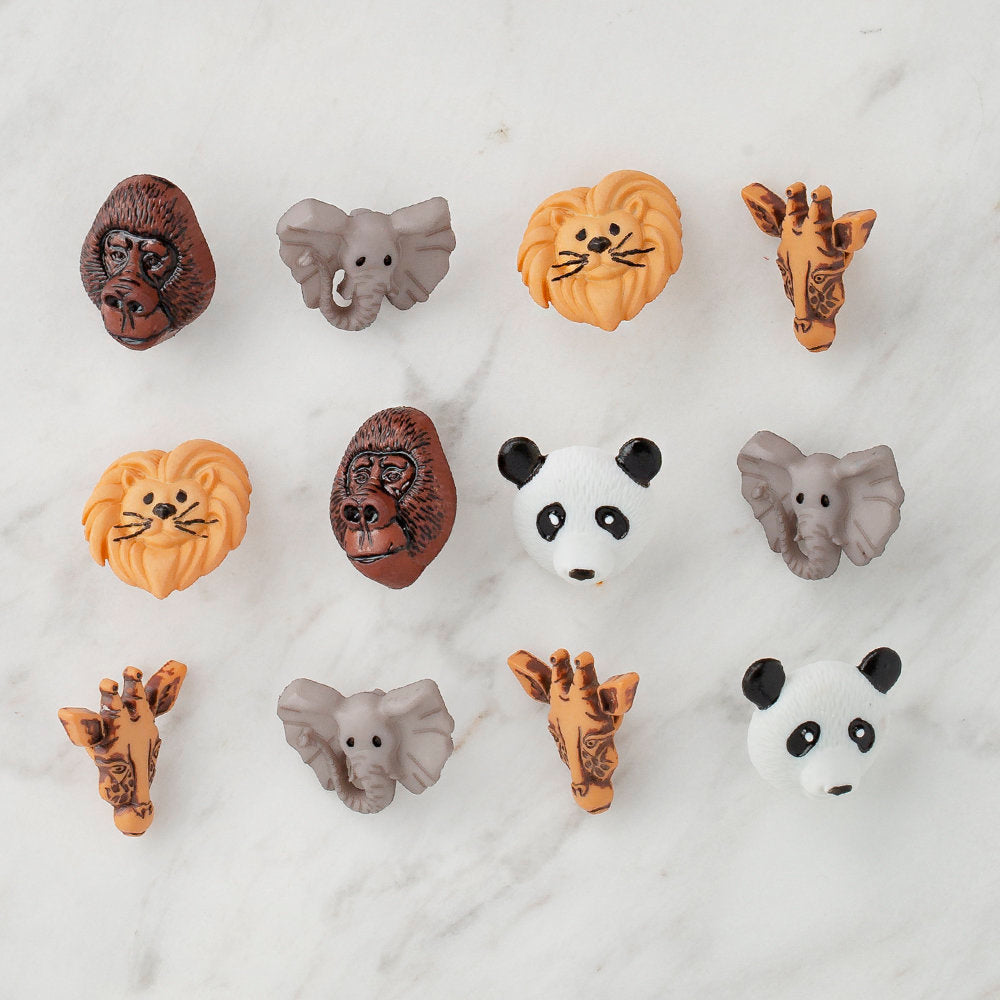 Dress It Up Hayvan Figürlü Dekoratif Düğme