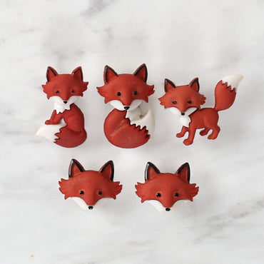 Dress It Up Tilki Dekoratif Düğme - 8293