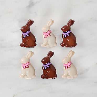 Dress It Up Çikolota Tavşanlar Dekoratif Düğme - 10876