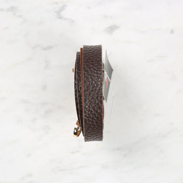 Knitme Sürgü Tokalı Çanta Askısı 135x1,5 cm Kahverengi BA-0001