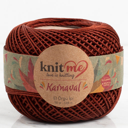 Knit Me Karnaval Kahverengi El Örgü İpi - 00079
