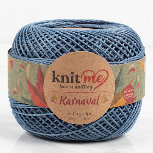 Knit Me Karnaval Pastel Mavi El Örgü İpi - 00094