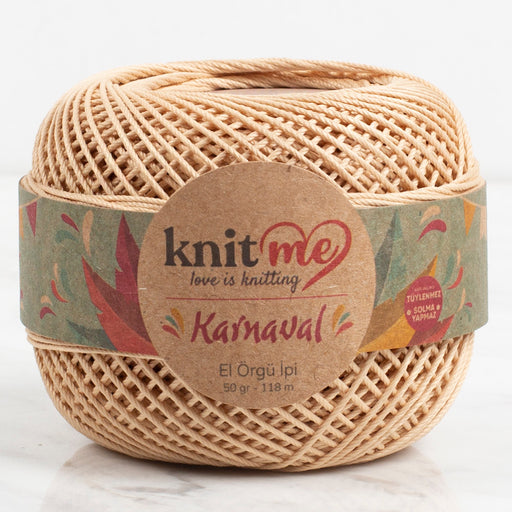 Knit Me Karnaval Bej El Örgü İpi - 01778