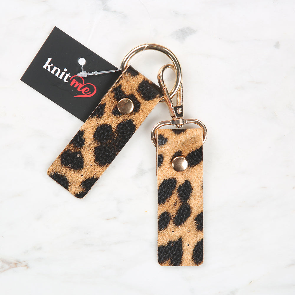 Knitme Yay Kancalı Kilit 2,5x20 cm Leopar BA-0056
