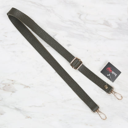 Knitme Sürgü Tokalı Çanta Askısı 135x2cm Haki BA-0002