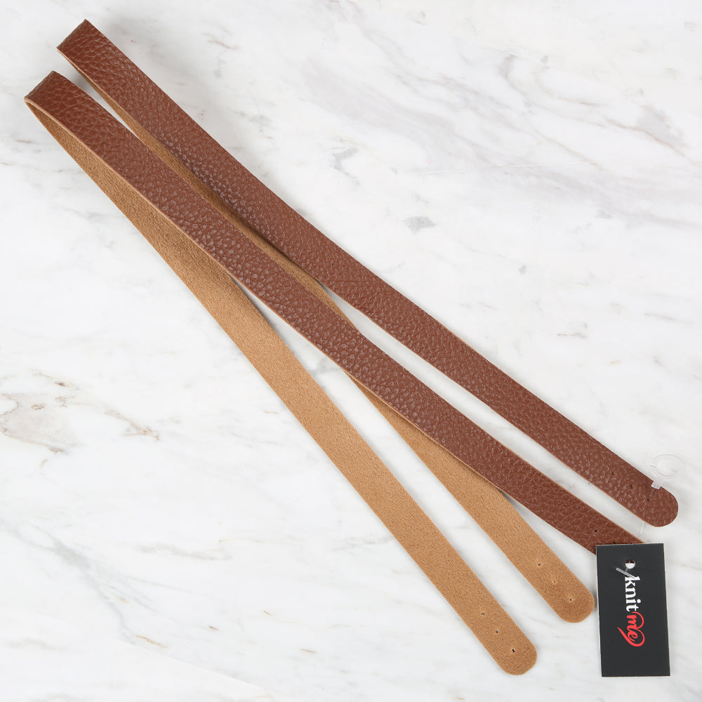 Knitme Spor Dikiş Çanta Askısı 70x1.7 cm (Çift) Taba BA-0074