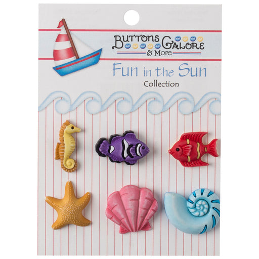 Buttons & Galore Deniz Canlıları Dekoratif Düğme - FN111