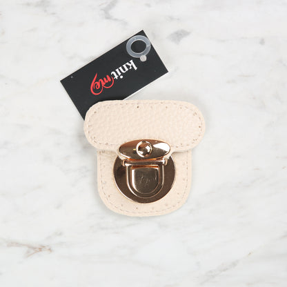 Knitme Dikişli Kilit 6x6 cm Krem BA-0067