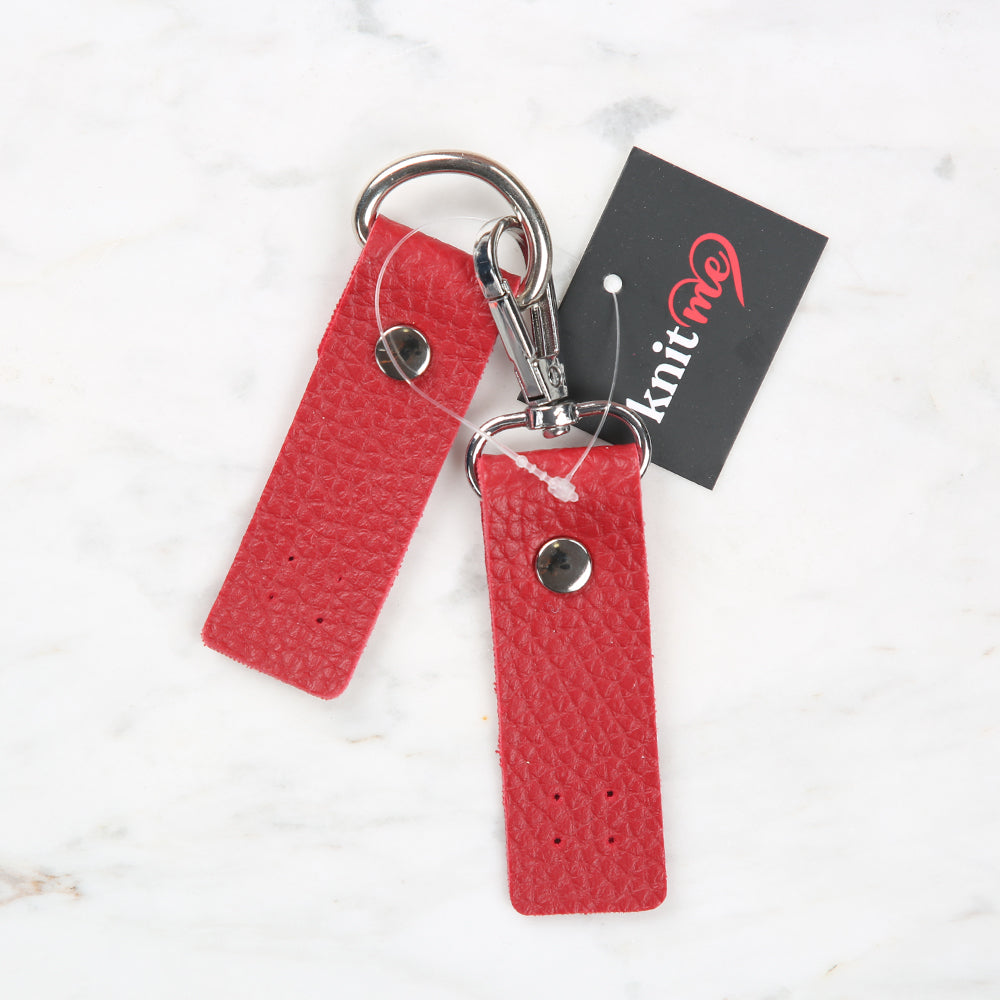 Knitme Yay Kancalı Kilit 2,5x20 cm Kırmızı BA-0056