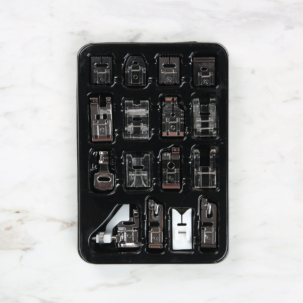 Yabalı Dikiş Makinesi Ayak Seti 16'lı  