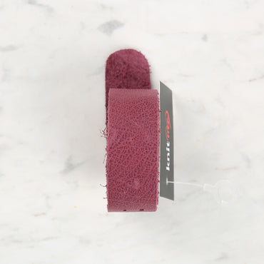 Knitme Gerçek Deri Spor Dikiş Çanta Askısı 75x2.5 cm Mor BA-0036