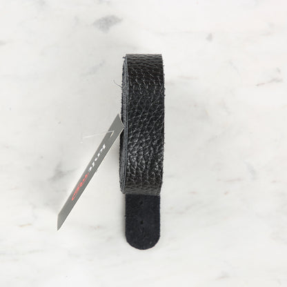 Knitme Gerçek Deri Spor Dikiş Çanta Askısı 70x1.7 cm Siyah BA-0075