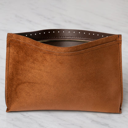 Kntme Deri Çanta Astarı Kahverengi 35*25 cm - BA-0154