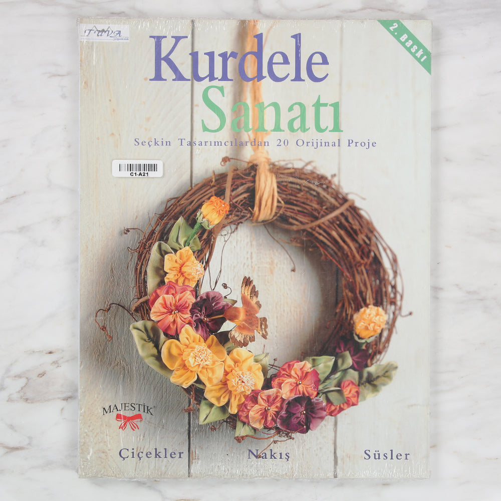 Tuva Kurdele Sanatı Nakış Kitabı - 5290