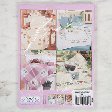 Tuva Rico Kanaviçe Masa Örtüleri 3 Nakış Kitabı - 5340