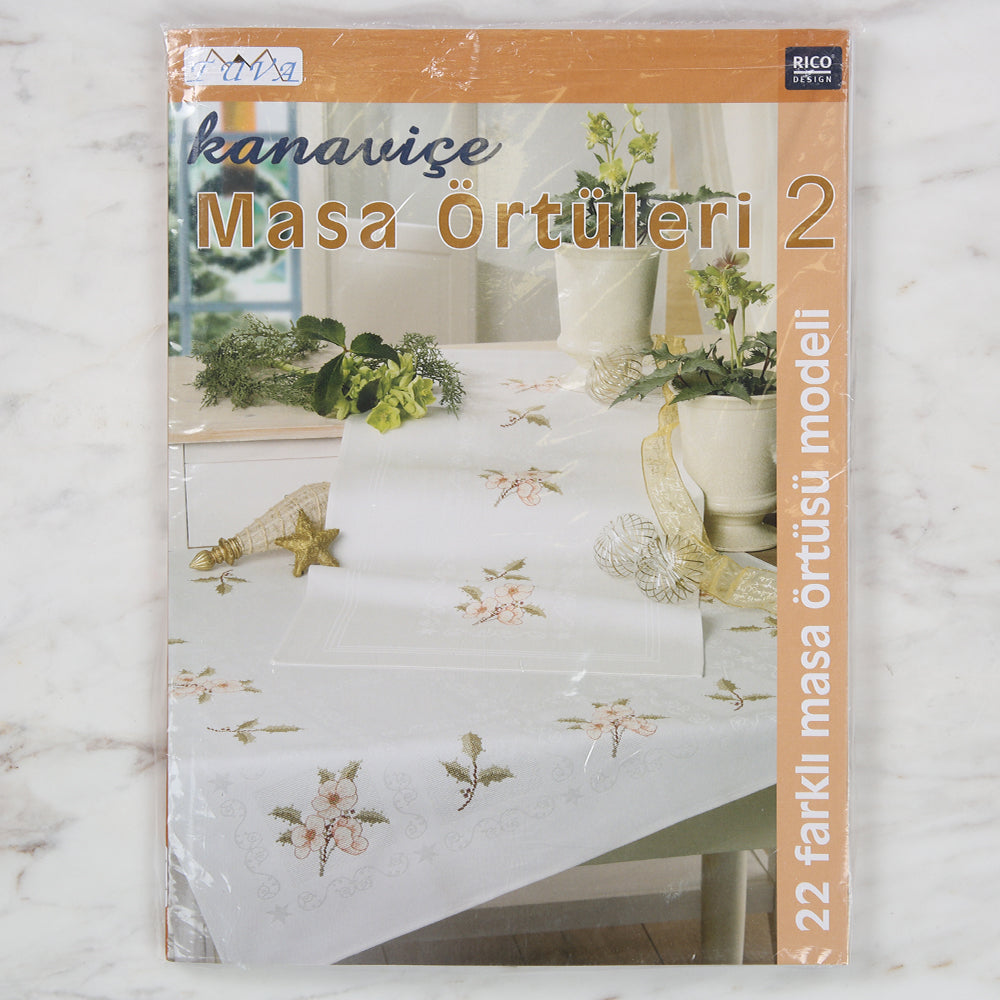 Tuva Rico Kanaviçe Masa Örtüleri 2 Nakış Kitabı - 5330