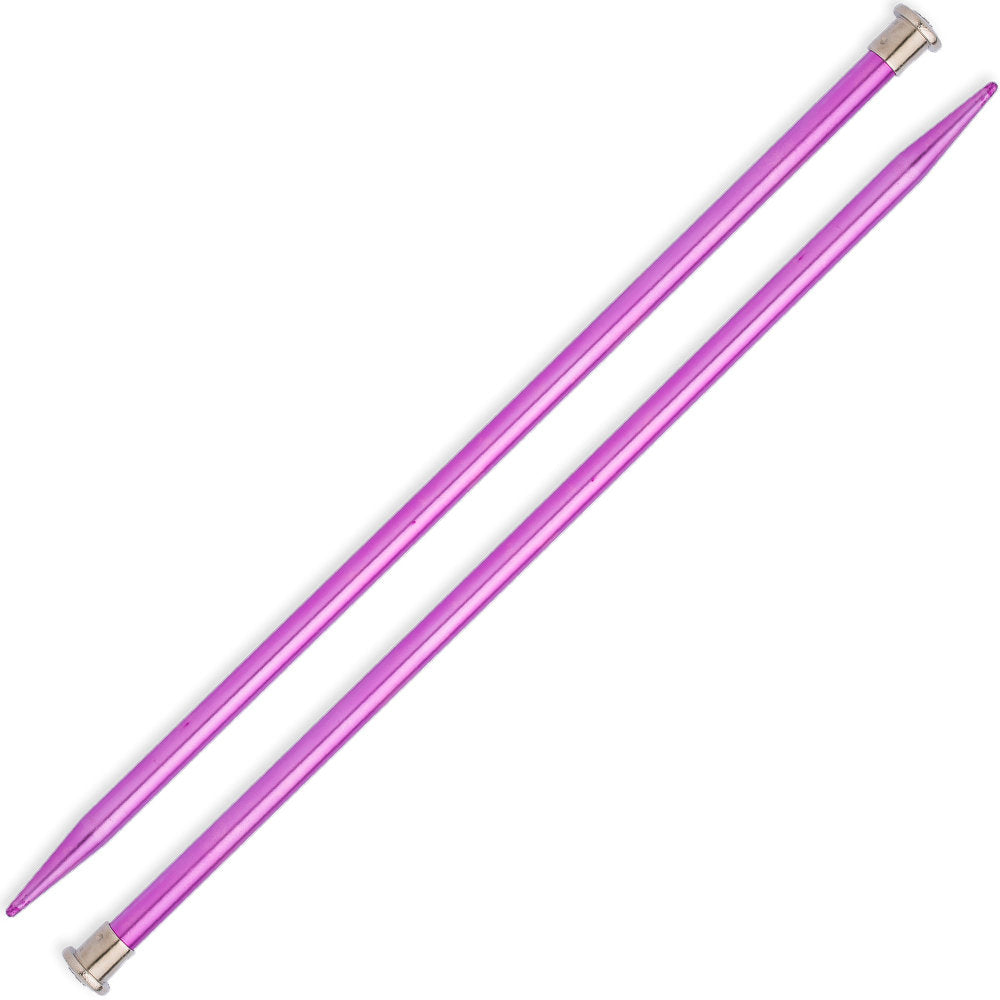 Kartopu 10 mm 35 cm Mor Metal Örgü Şişi