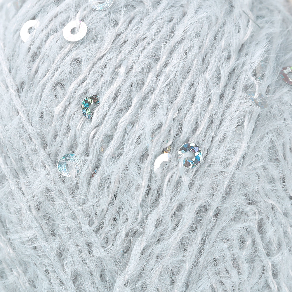 La Mia Club Paillettes Buz Mavi El Örgü İpi - 604