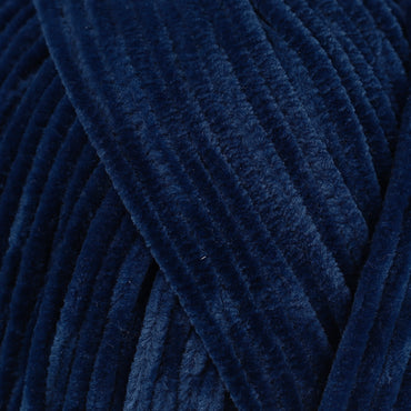 La Mia Elegance Kadife Lacivert El Örgü İpi - L917