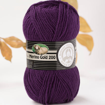 Örenbayan Merino Gold 200 Mor El Örgü İpi - 60-1842
