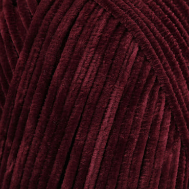 La Mia Elegance Kadife Bordo El Örgü İpi - L912