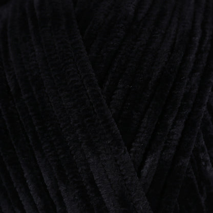 La Mia Elegance İnce Kadife El Örgü İpi Siyah - L902